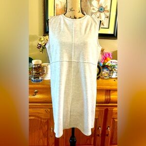 Zara Short Sleeve Knitted Tan Dress Womens Size L